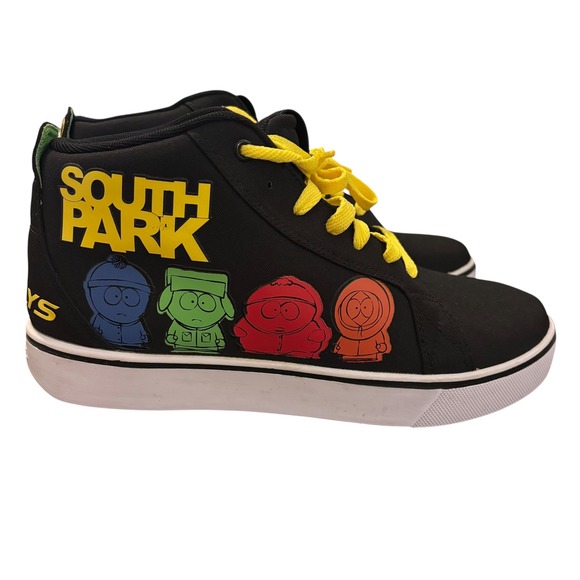 Heelys Racer South Park Black Skate Shoes Roller Sneakers Mens US 10 EU 43 - Picture 1 of 16